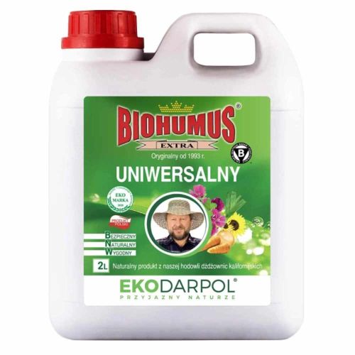 Nawóz uniwersalny Ekodarpol Biohumus Extra 2l naturalny płynny z wermikompostu