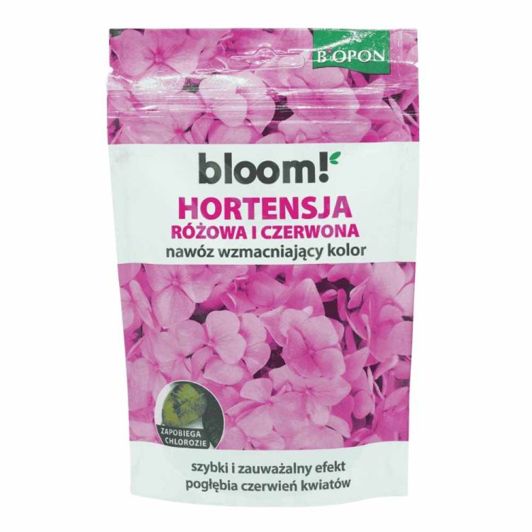 Nawóz Bopon Bloom hortensja różowa i czerwona 200g wzmacnia kolor
