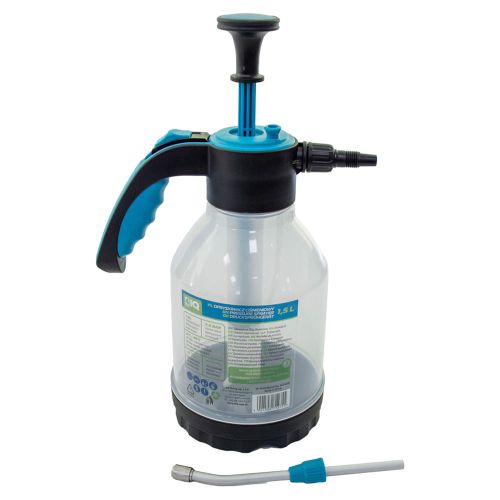 Opryskiwacz ręczny 1,5L 2,5 BAR ciśnieniowy transparentny z regulowaną dyszą – zdjęcie 1