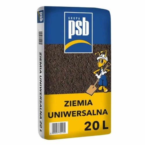 Ziemia uniwersalna ogrodowa torfowa 20l pH5,5-6,5