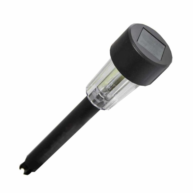 Lampa solarna ogrodowa Iskra LED Ø4,5cm czarna – zdjęcie 3