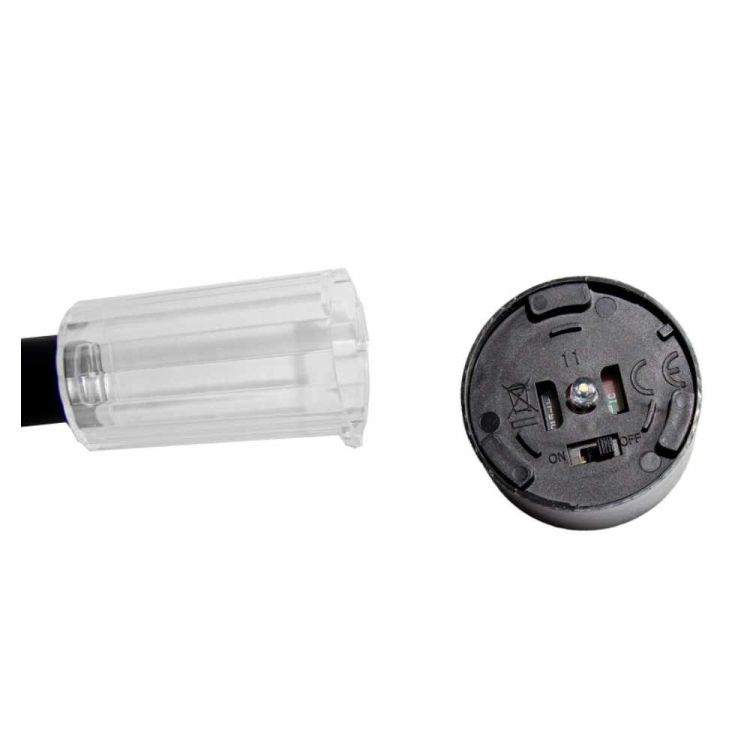 Lampa solarna ogrodowa Iskra LED Ø4,5cm czarna – zdjęcie 5