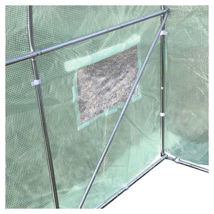 Tunel szklarniowy PREMIUM Green 2x3m 6m2 rurki 19mm folia PE 140g/m2 UV4 zielony