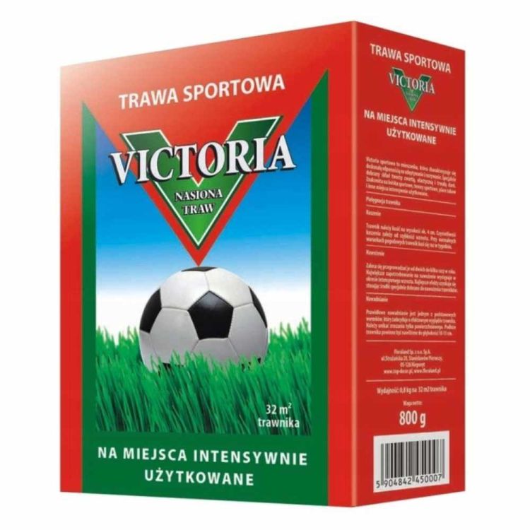 Trawa sportowa Floraland Victoria 0,8kg mieszanka wydajność 32m2 na intensywnie użytkowane tereny