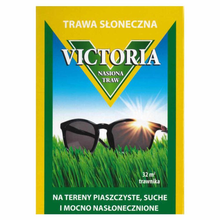 Trawa gazonowa Floraland Victoria Słoneczna 0,8kg mieszanka wydajność 32m2 na tereny nasłonecznione