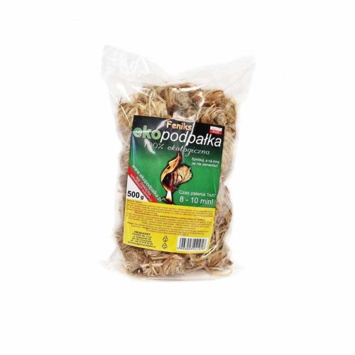 Podpałka ekologiczna Feniks Ekopodpałka 500 g drewniana stearynowa do pieca i grilla