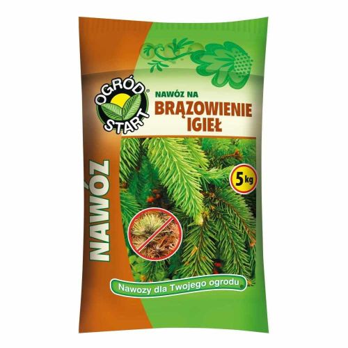 Nawóz do iglaków Ogród Start Brązowienie Igieł 5kg granulowany z magnezem – zdjęcie 1