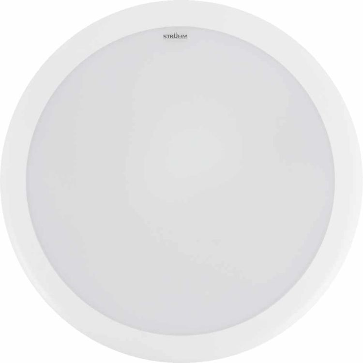Plafon hermetyczny biały 2xE27 max 2x18W IP54 IK10 Strühm – zdjęcie 2
