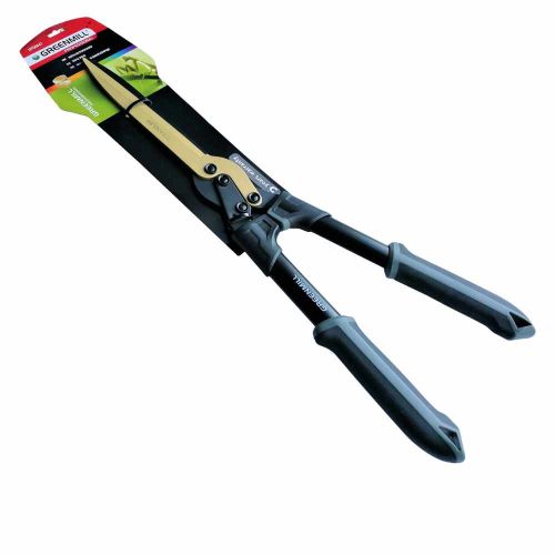 Nożyce do żywopłotu Greenmill UP0084T 25cm faliste ostrza tytanowe stalowe ramiona