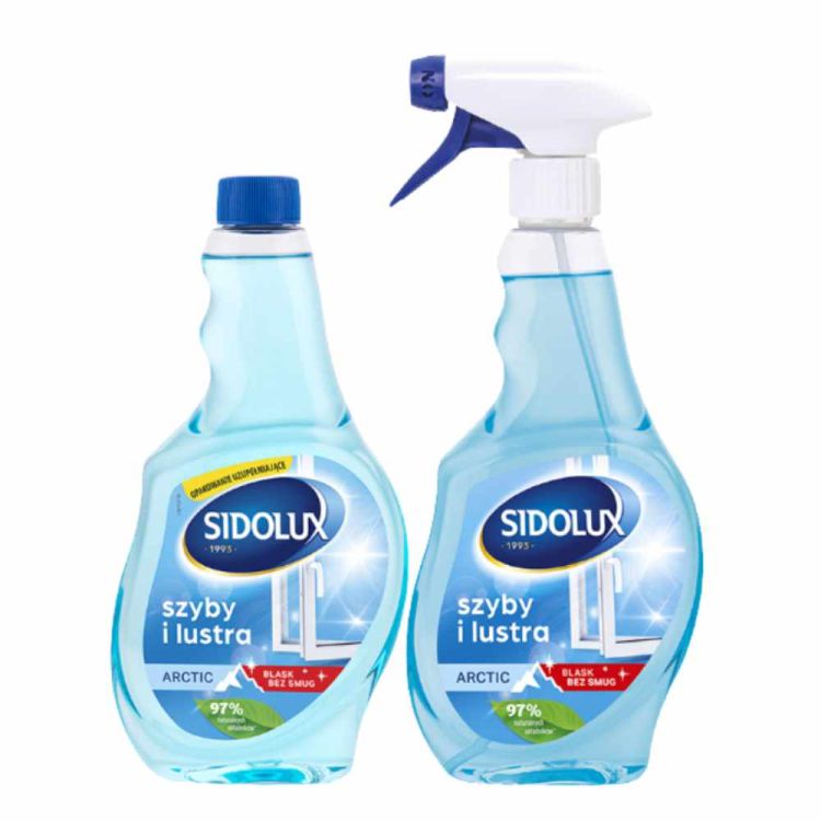 Płyn szyby Sidolux Arctic 500ml + 500ml Nano Code – zdjęcie 1