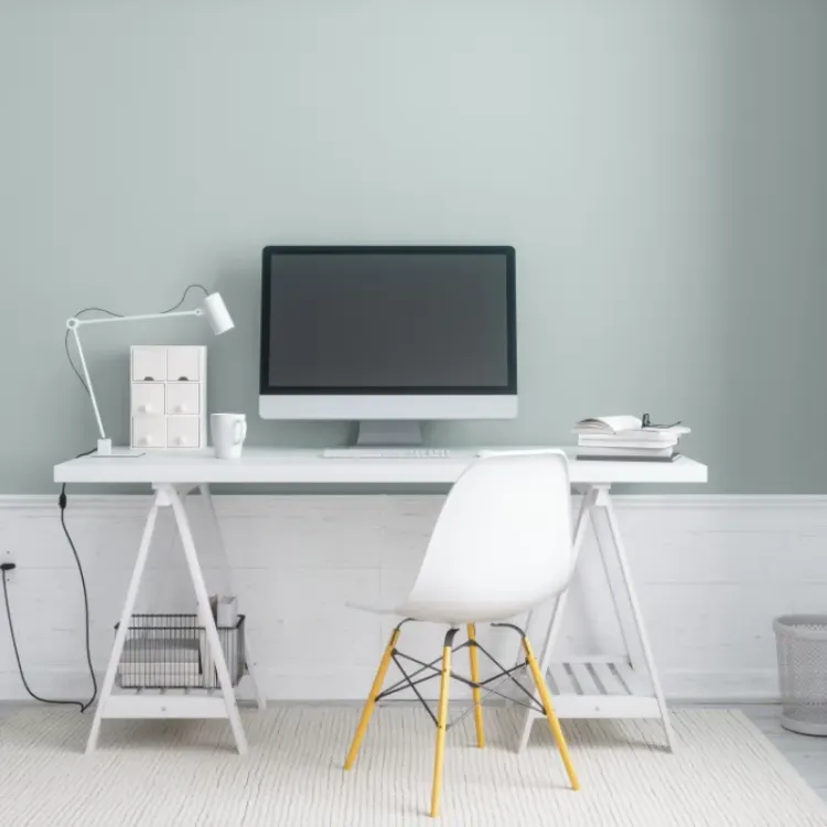 Farba lateksowa Beckers Designer Colour Sky Grey 2,5L plamoodporna matowa do ścian i sufitów