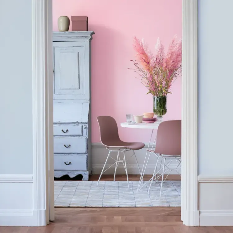 Farba lateksowa Beckers Designer Colour Candy Pink 2,5L plamoodporna matowa do ścian i sufitów