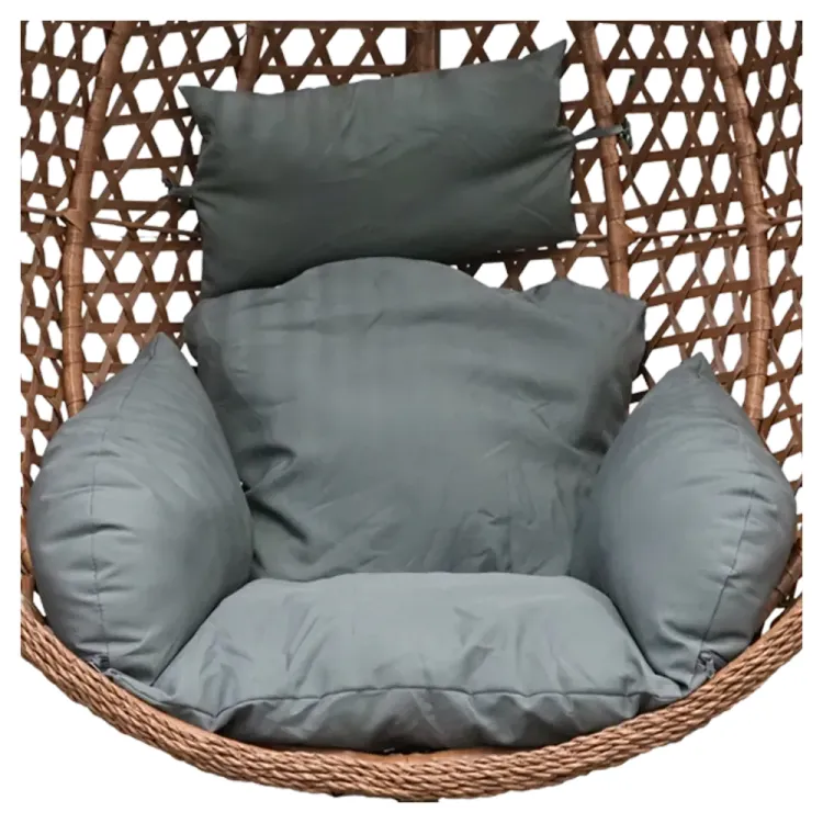 Fotel wiszący kokon do ogrodu rattan 150kg brązowy pojedynczy Laguna L Serpent Tree – zdjęcie 5