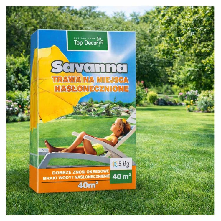 Nasiona trawy Savanna Top Decor trawa na miejsca nasłonecznione 1kg