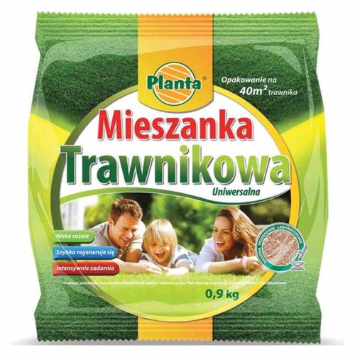 Mieszanka trawnikowa Planta Uniwersalna 0,9kg na 30m² do ogrodu