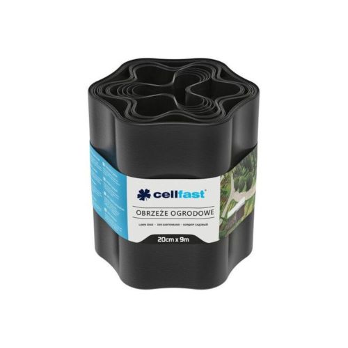 Obrzeże ogrodowe Cellfast 20cm x 9m elastyczne z tworzywa czarne do trawnika