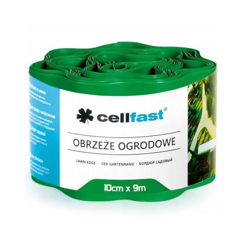 Obrzeże ogrodowe Cellfast 10cm x 9m elastyczne z tworzywa jasnozielone do trawnika