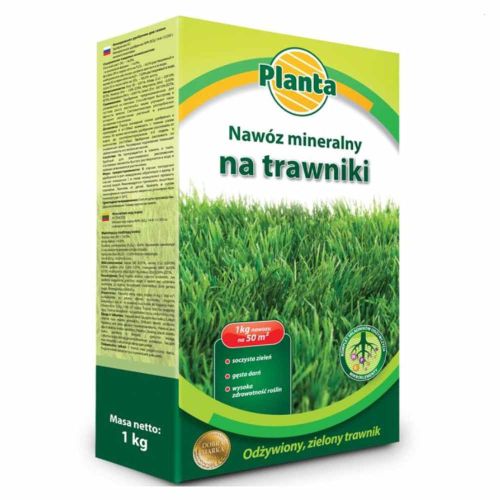 Nawóz mineralny planta do trawnika 1kg granulowany wieloskładnikowy do trawy