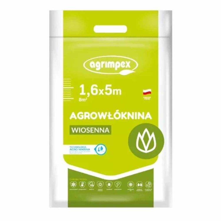 Agrowłóknina wiosenna 1,6x5 m biała Agrimpex