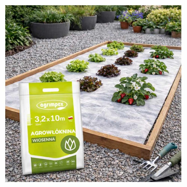 Agrowłóknina wiosenna 3,2x10 m biała Agrimpex