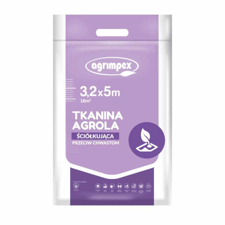 Agrowłóknina Agrimpex AgroLA 3,2x5m 100g czarna przeciw chwastom