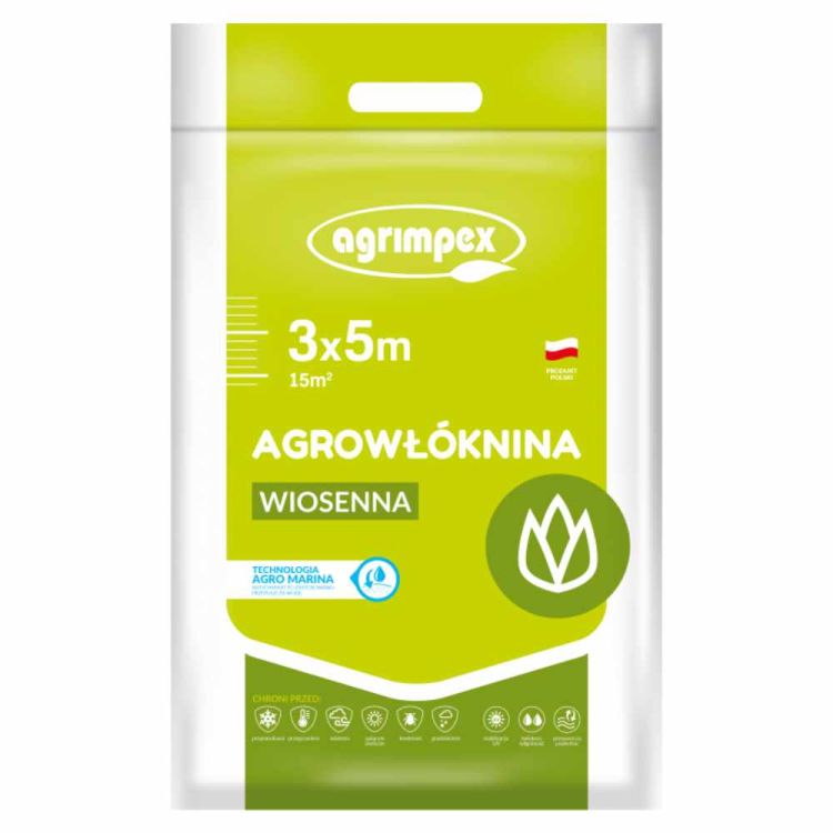 Agrowłóknina Agrimpex wiosenna 3,0x5m biała osłonowa do roślin