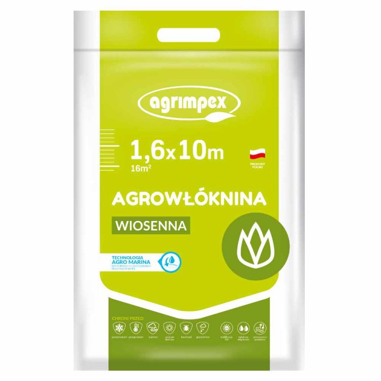 Agrowłóknina Agrimpex wiosenna 1,6x10m turkus osłonowa do roślin