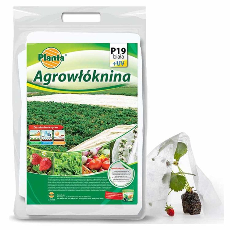 Agrowłóknina biała Planta P19 2,1x10m okryciowa wiosenna przeciw przymrozkom UV
