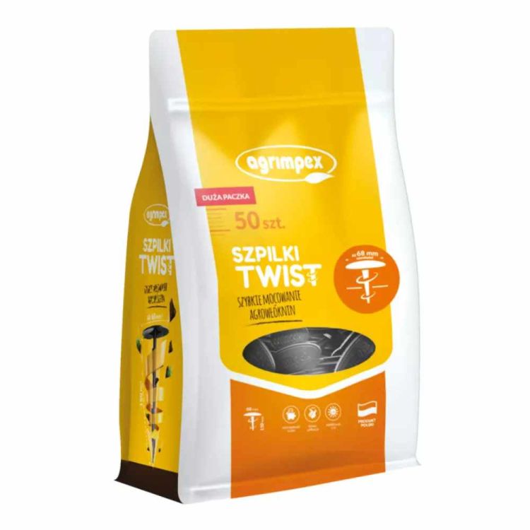 Szpilki Agrimpex 150mm 68mm z tworzywa do agrowłókniny 50szt