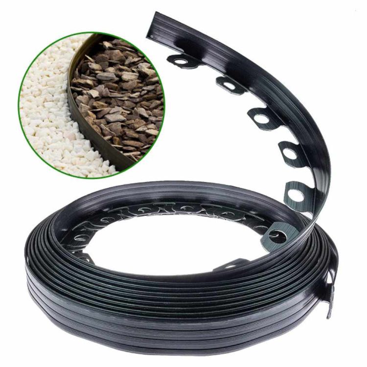 Obrzeże ogrodowe Plantina elastyczne 60 mm x 10 m czarne z tworzywa sztucznego