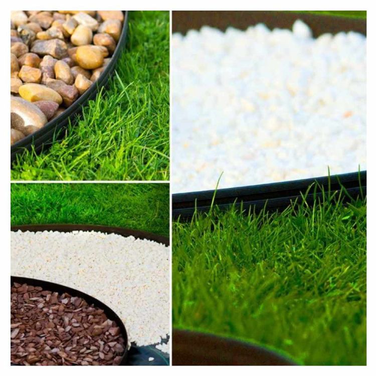 Obrzeże ogrodowe Plantina elastyczne 60 mm x 10 m czarne z tworzywa sztucznego