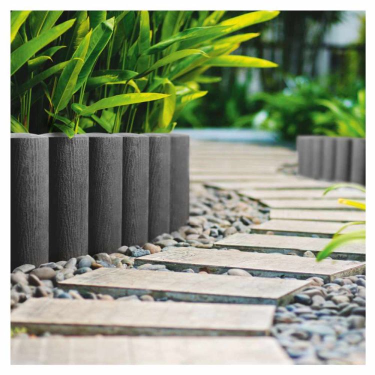 Palisada ogrodowa Cellfast Standard 2,3m plastikowa segmentowa grafitowa do trawnika