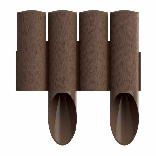 Palisada ogrodowa Cellfast Standard 2,3m 14,5cm plastikowa segmentowa brązowa do trawnika