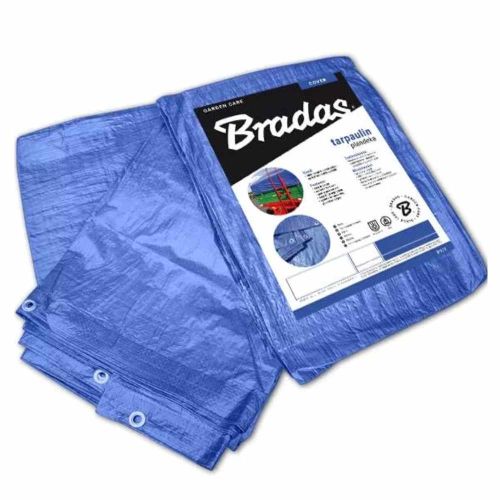 Plandeka ochronna 4x6m 50g polietylenowa z oczkami montażowymi do ogrodu