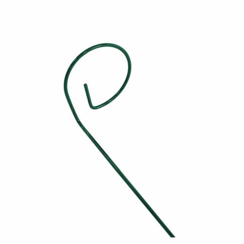 Podpora roślin 4iQ 90cm metalowa z oczkiem zielona do ogrodu