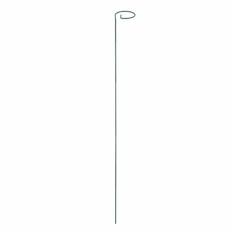 Podpora roślin 4iQ 110cm metalowa z oczkiem zielona do ogrodu