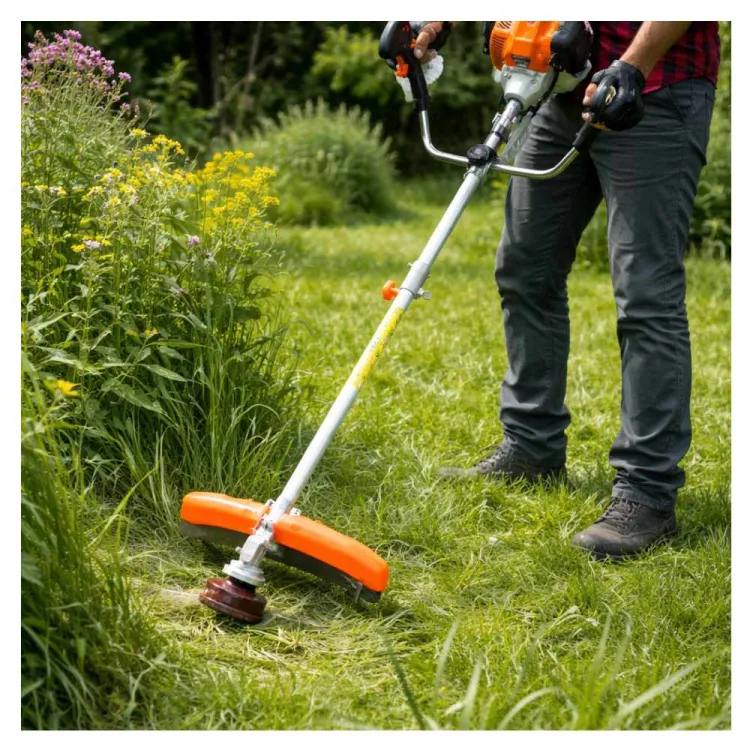 Kosa spalinowa Handy VKT 582 54cm3 z głowicą żyłkową i tarczą do trawy i zarośli