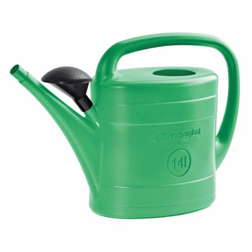 Konewka Prosperplast Spring 14l plastikowa z sitkiem do podlewania roślin zielona