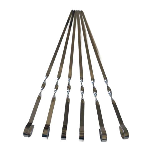 Szpikulce do grilla Master Grill & Party stalowe 4 sztuki do mięsa