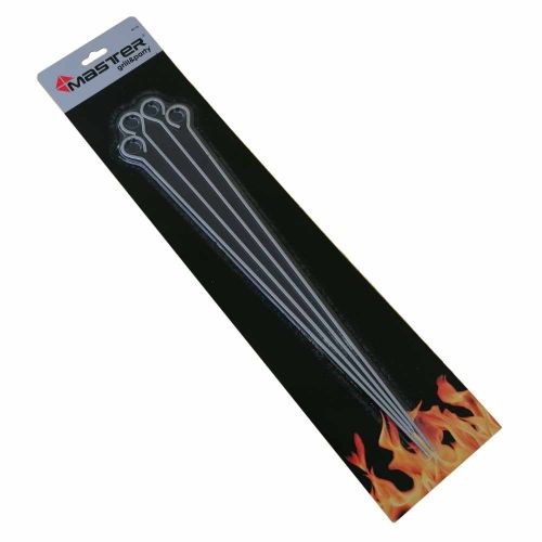 Szpikulce do grilla Master Grill MG165 stalowe zestaw 4 sztuki do mięsa