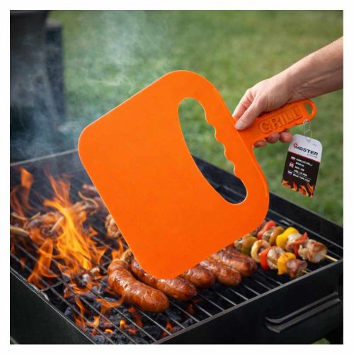 Wachlarz do rozpalania grilla Master Grill tworzywo ręczny do węgla