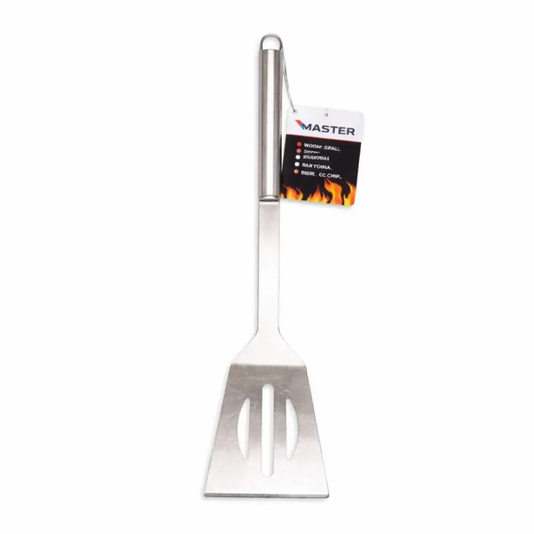 Łopatka do grilla Master Grill MG301 stal nierdzewna długa perforowana do mięsa