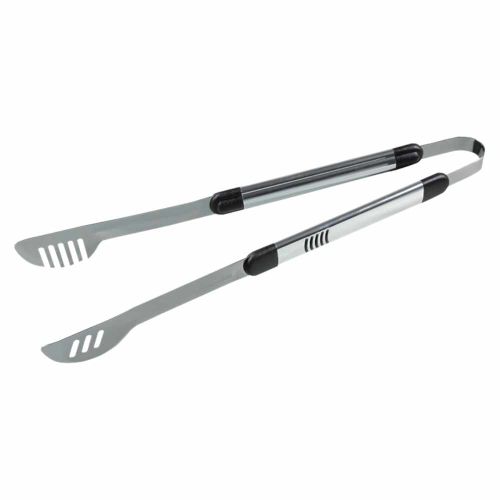 Szczypce do grilla Master Grill Party stalowe silikonowe końcówki zielone