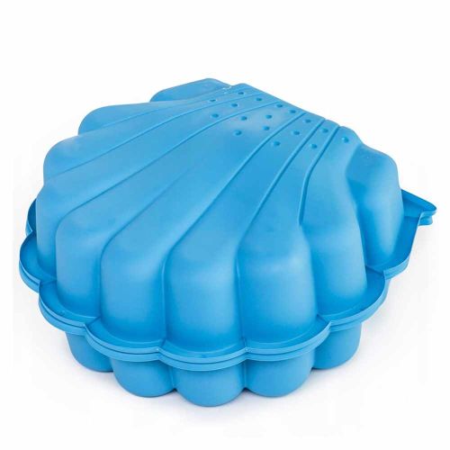 Piaskownica VOG muszla 87 cm plastikowa niebieska do ogrodu dla dzieci