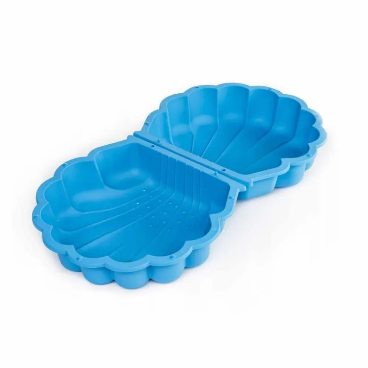 Piaskownica VOG muszla 87 cm plastikowa niebieska do ogrodu dla dzieci