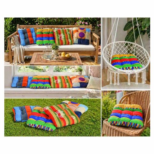 Poduszka ogrodowa Dajar Susi 36 cm siedzisko piankowe multikolor do krzeseł