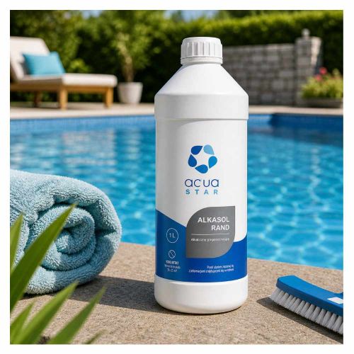 Preparat do czyszczenia basenu Aqua Star Alkasol Rand 1L do linii wody i powierzchni