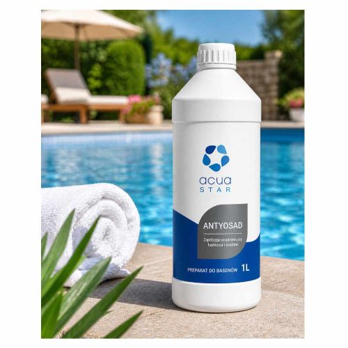 Preparat do basenu Aqua Star Antyosad 1kg przeciw osadom wapnia i żelaza do wody