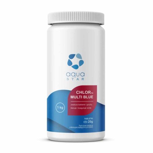 Tabletki chlorowe basenowe wielofunkcyjne wolno rozpuszczalne 1kg 20g dezynfekcja