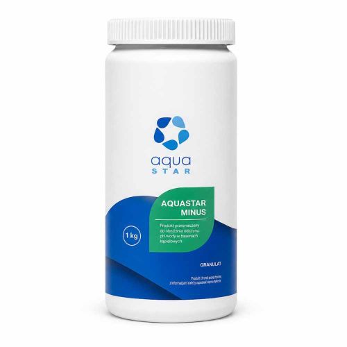 Środek do obniżania pH wody Polgar Aquastar Minus 1kg granulat basenowy